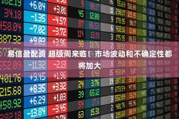 易信盈配资 超级周来临！市场波动和不确定性都将加大